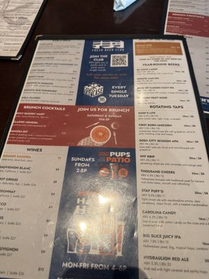 Menu photo 2 Three Notch'd Brewing Columbia, SC Menu photo 2 Three Notch'd Brewing Columbia, SC