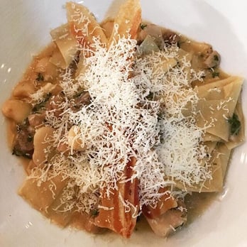 Pendolino - Rag pasta with pork and beef ragu, topped with pancetta and Parmesan cheese - Italian Near Me - Sydney, NSW