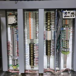 REC Electric - Control panel on a water filtration tank