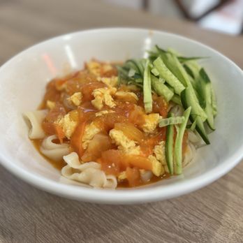 3 He Noodles - Tomato egg noodles - Chinese Near Me - Temple City, California 3 He Noodles - Tomato egg noodles - Chinese Near Me - Temple City, California