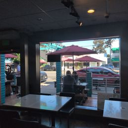 View from inside out the front window