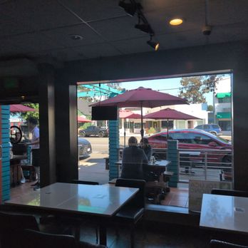 Hungry Crowd - View from inside out the front window - New American Near Me - Los Angeles, California