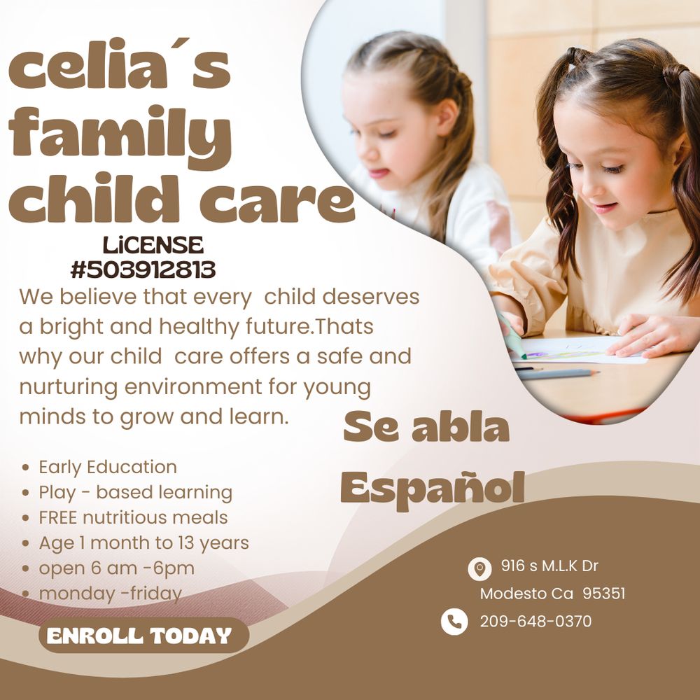 Celia’s family child care - childcare center in Modesto, CA