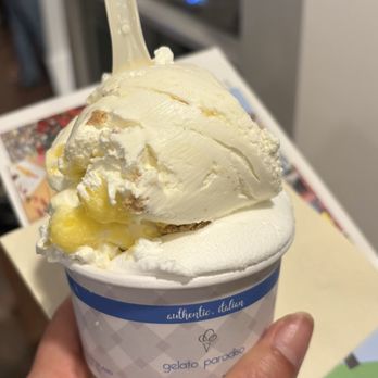 Gelato Paradiso - Lemon  bar & lemon - Ice Cream & Frozen Yogurt Near Me - Laguna Beach, California