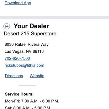 Desert 215 Superstore - Email - Auto Repair Near Me - Las Vegas, Nevada