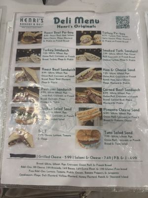 Menu photo 3 Henri's Bakery & Deli Clayton, GA