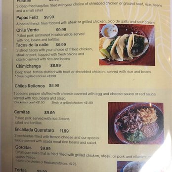 Buen dia cafe - Menu as of 10/21/22 - Mexican Near Me - Tahlequah, Oklahoma