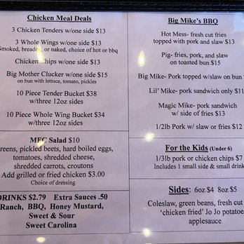 Mike’s Famous Chicken - Menu - Chicken Shop Near Me - Fruita, Colorado Mike’s Famous Chicken - Menu - Chicken Shop Near Me - Fruita, Colorado