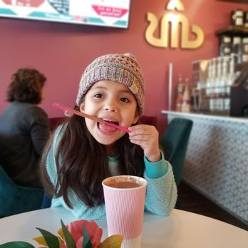 Mamancy Tea & Chocolate - Enjoying this rich hot chocolate! - Tea Rooms Near Me - Hillsboro, Oregon