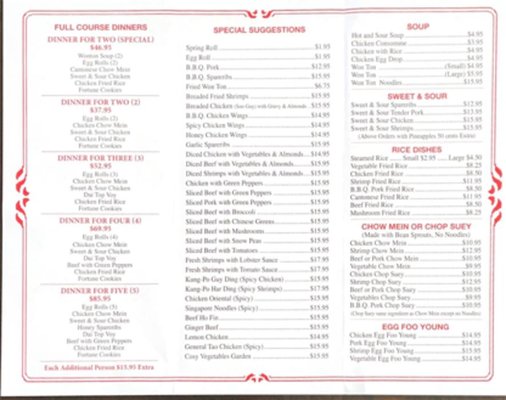 Menu photo 2 Cosy Grill Restaurant & Tavern St. Catharines, ON