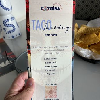 Catrina Cocina Mexicana - Taco Tuesday special - Mexican Near Me - Ocala, Florida