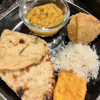 Himalayan Kitchen South Jordan - Naan, dal, samosa, rice, fried cheese square - Himalayan/Nepalese Near Me - South Jordan, Utah Himalayan Kitchen South Jordan - Naan, dal, samosa, rice, fried cheese square - Himalayan/Nepalese Near Me - South Jordan, Utah