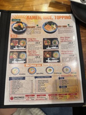 Menu photo 8 HINODEYA Ramen & Bar Chestnut San Francisco, CA