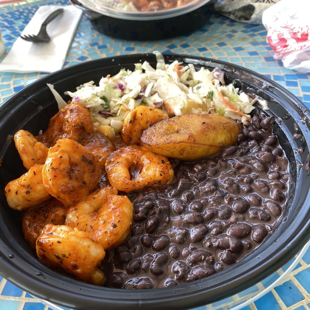Bongos - Spicy shrimp plate - Cuban Near Me - Seattle, Washington Bongos - Spicy shrimp plate - Cuban Near Me - Seattle, Washington