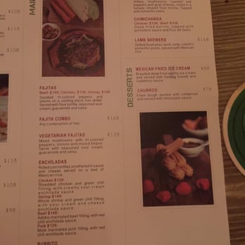 Caliente - Menu - Mains and Desserts - Mexican Near Me - Hong Kong, HK