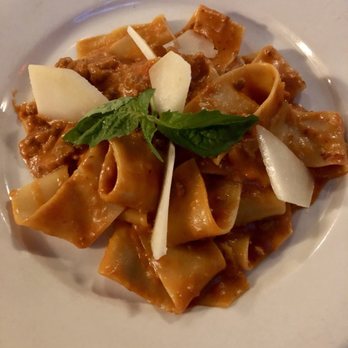 Robke’s - A "forkful" of pappardelle with veal sauce - American Near Me - Northport, New York