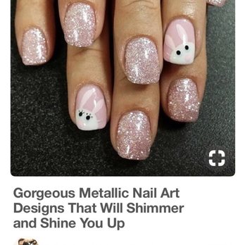 Neo Nails Spa - The "Pinterest" inspiration. My nails were not long enough to just do gel, so I went for a full set. - Nail Salons Near Me - Colorado Springs, Colorado