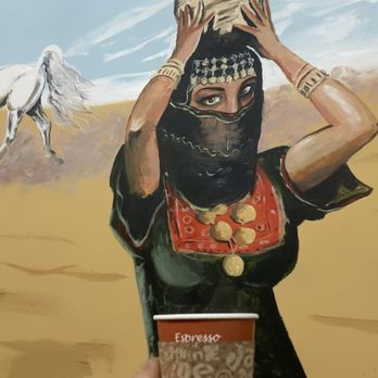 O'Falafel Etc - Mural of Palestinian Woman - Falafel Near Me - Salt Lake City, Utah