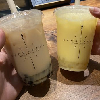 Uncharted Tea - The Abyss (left) and Great Barrier Reef (right) - Cafes Near Me - Portland, Maine