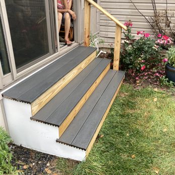 Handy Heroes - Porch steps rebuild - Handyman Near Me - Enola, Pennsylvania Handy Heroes - Porch steps rebuild - Handyman Near Me - Enola, Pennsylvania
