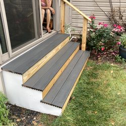 Handy Heroes - Porch steps rebuild