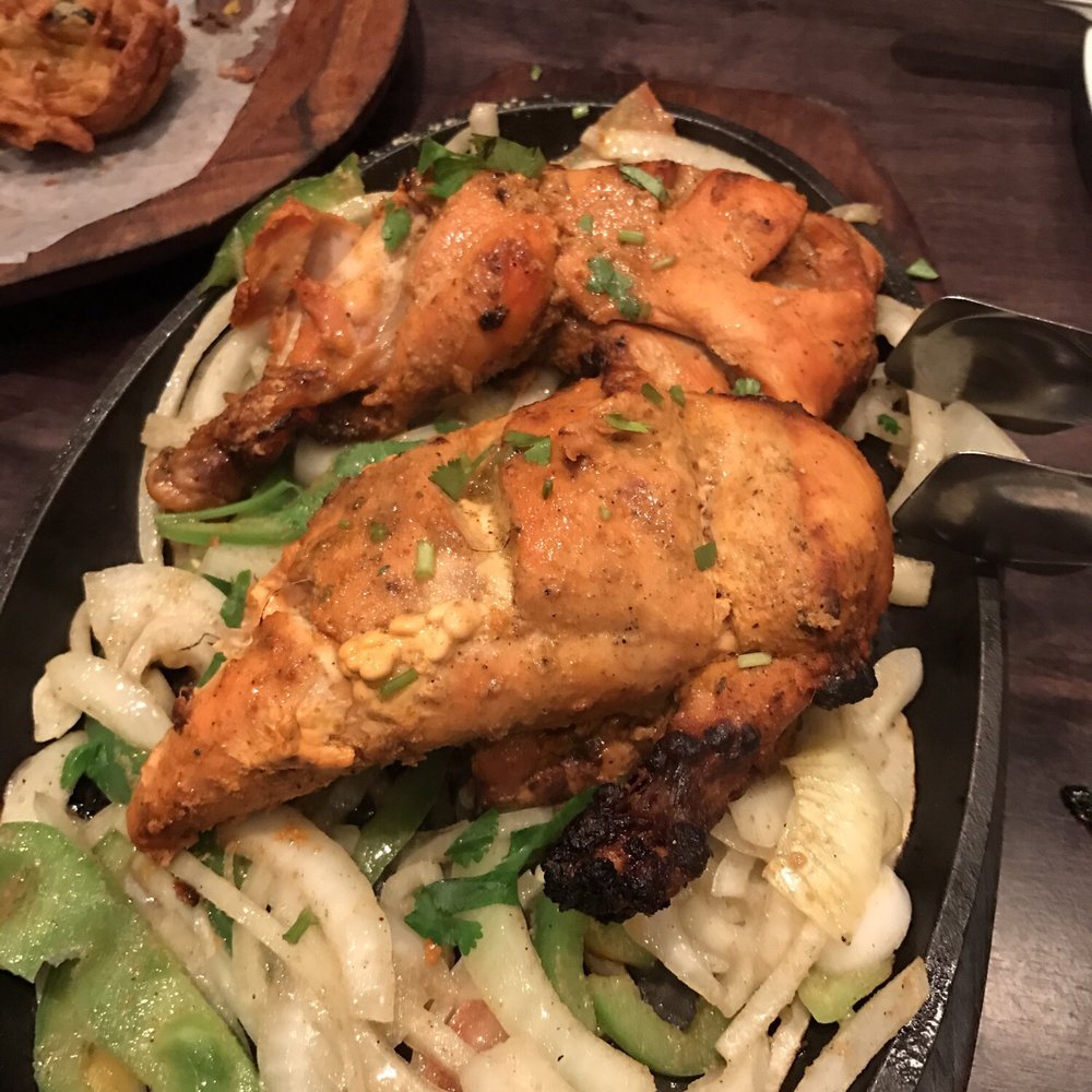 Sher-E-Punjab - Tandoori chicken. A bit dry but overall its good $12 - Indian Near Me - Toronto, Ontario Sher-E-Punjab - Tandoori chicken. A bit dry but overall its good $12 - Indian Near Me - Toronto, Ontario