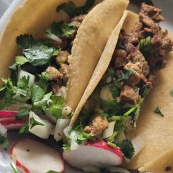 Taqueria el Buey - 2 Tacos (it comes with 4 but I already ate 2 )