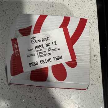 Chick-fil-A - Honey Pepper Pimento Chicken Sandwich - Fast Food Near Me - Seminole, Florida