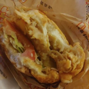 Ike's Love & Sandwiches - Little Mermaid....Halal chicken ...orange sauce...pepper jack cheese. - Sandwiches Near Me - Vallejo, California
