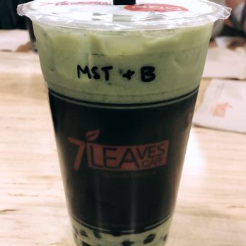 7 Leaves Cafe - matcha soy milk tea with boba - Coffee & Tea Near Me - Houston, Texas 7 Leaves Cafe - matcha soy milk tea with boba - Coffee & Tea Near Me - Houston, Texas