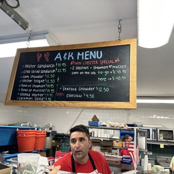 Alive & Kicking Lobsters - Menu inside - Seafood Near Me - Cambridge, Massachusetts