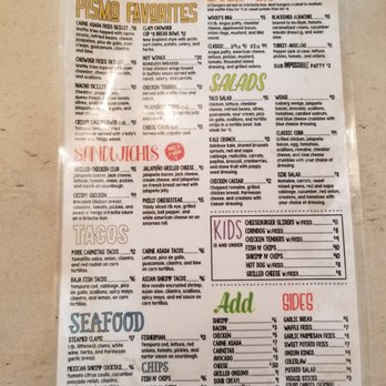 Wooly's - What they got? - Seafood Near Me - Pismo Beach, California Wooly's - What they got? - Seafood Near Me - Pismo Beach, California