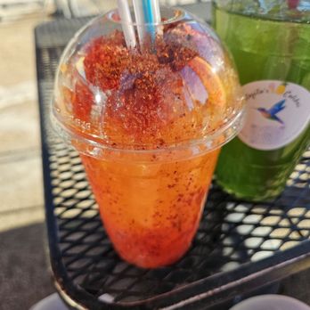 Antojitos Colibri - Mango raspado and alfalfa agua fresca - Juice Bars & Smoothies Near Me - Reno, Nevada