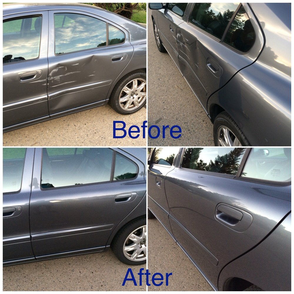 Before and After photos of my car. DentMaster's Jason Ellis is gifted and a real Pro. Before and After photos of my car. DentMaster's Jason Ellis is gifted and a real Pro.
