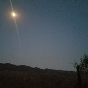 Tanque Verde Guest Ranch - Moonrise over the Rincons from our patio. - Hotels Near Me - Tucson, Arizona