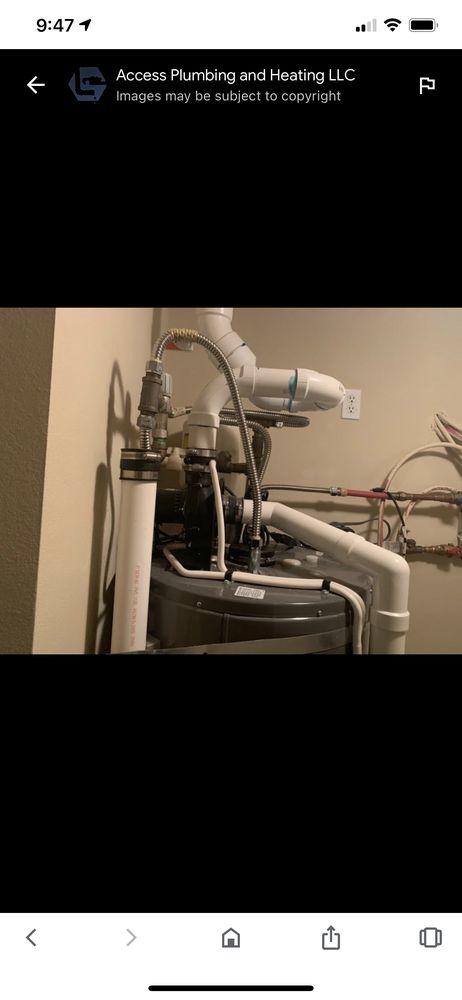Slide of Access plumbing and heating