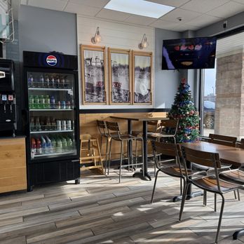 Jersey Mike's Subs - Part of the dining room. - Fast Food Near Me - Pataskala, Ohio