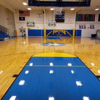 Red Oak Restoration - Refinished Gym Floor - Refinishing Services Near Me - Clinton, Montana Red Oak Restoration - Refinished Gym Floor - Refinishing Services Near Me - Clinton, Montana