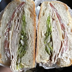 Fire House Corner Deli Grocery - Turkey Swiss lettuce tomato and Mayo. Oil vinegar s&p