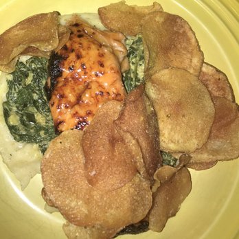 Roister - Maple poached salmon 29$ amaizin - New American Near Me - Chicago, Illinois Roister - Maple poached salmon 29$ amaizin - New American Near Me - Chicago, Illinois