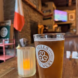 Kells Brewery - Pale Ale  while I wait for a delicious Ruben sandwich! I've literally been waiting a week to come here!! Boom!