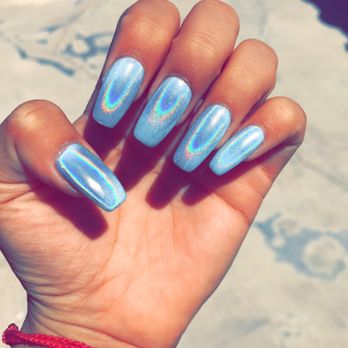Cool Nails - chrome nails with gel (an extra $10) - Nail Salons Near Me - Lakewood, California Cool Nails - chrome nails with gel (an extra $10) - Nail Salons Near Me - Lakewood, California