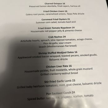 Chive Blossom Cafe - menu 5/24 - Southern Near Me - Pawleys Island, South Carolina