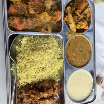 Banjara Indian Restaurant - Thalis. Tikka masala chicken - Indian Near Me - Toronto, Ontario