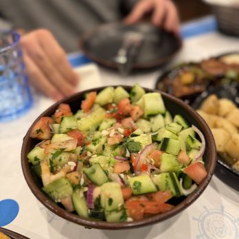 IBN Hamido Seafood - Hamido Salad (~$8) - Seafood Near Me - Astoria, New York IBN Hamido Seafood - Hamido Salad (~$8) - Seafood Near Me - Astoria, New York