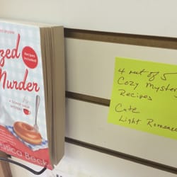 Connies Bookshelf - Hand written book reviews just add to the uniqueness of this place!