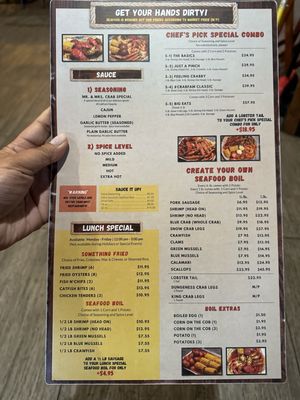 Menu photo 7 Mr. & Mrs. Crab Juicy Seafood & Bar Davie, FL