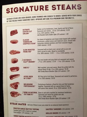 Menu photo 4 Outback Steakhouse Bellevue, WA Menu photo 4 Outback Steakhouse Bellevue, WA