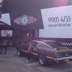 Surfside Motorcycle Garage - Taken outside .its my sons favorite place to eat