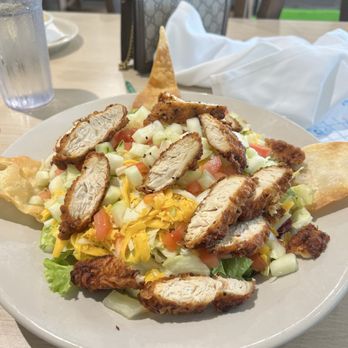 The Toasted Yolk Cafe - Southern Fried Chicken Salad - Breakfast & Brunch Near Me - Rosenberg, Texas